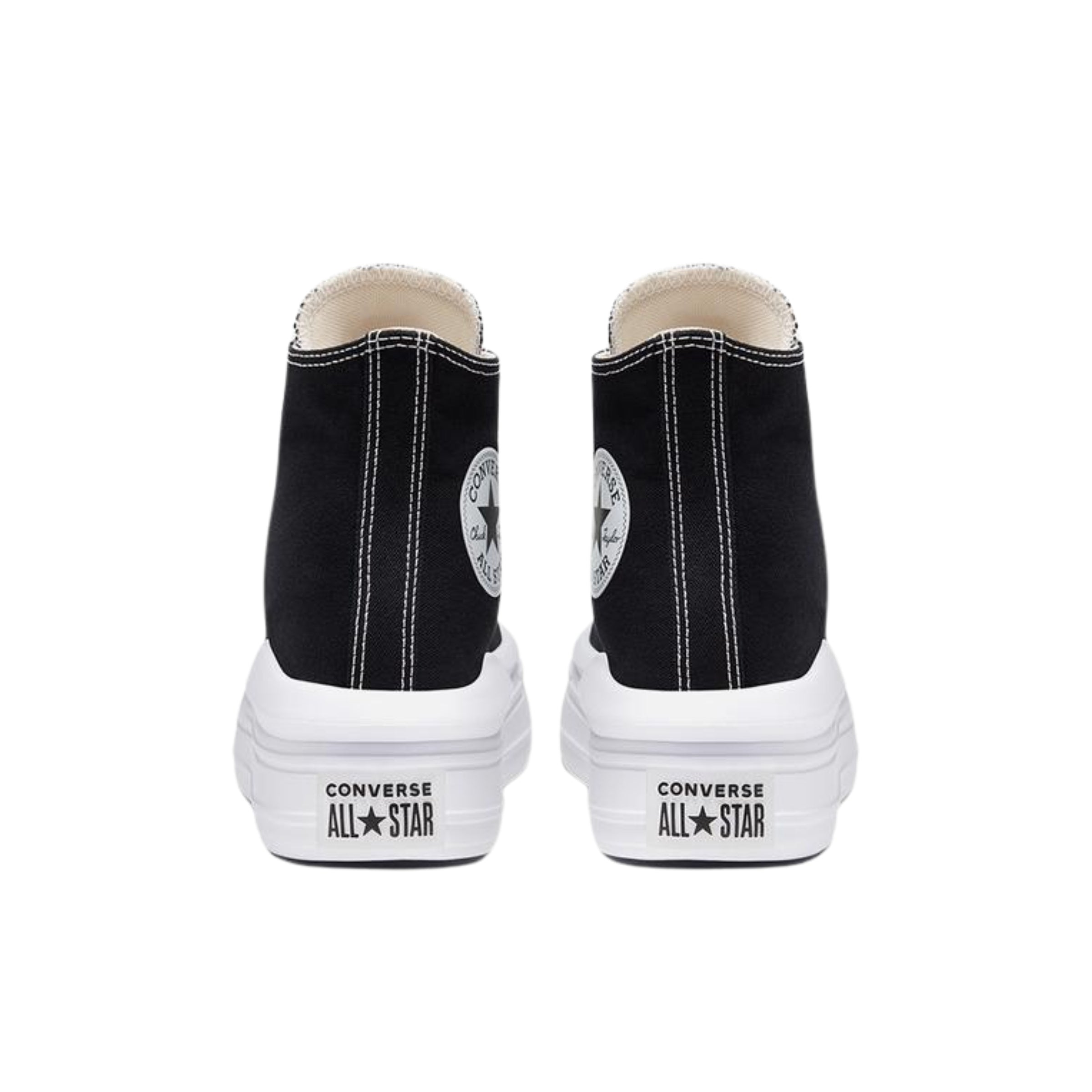 Converse Ladies Sneaker Lugged Heel Platform Black-White